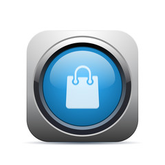 Square Push-Button - Vector