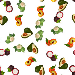 exotic tropical fruit