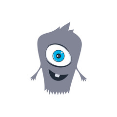 cute adorable scary monster cartoon fictional character