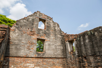 Naklejka premium Old Castle of Thailand