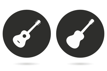 Guitar - vector icon.