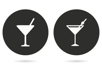 Cocktail - vector icon.