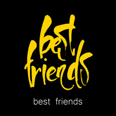 best_friends_lettering