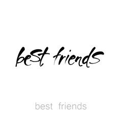 best_friends_lettering