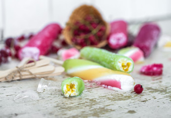 different ice Lolly