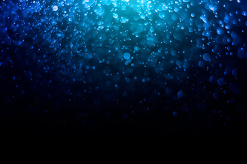 Bokeh Background dark blue