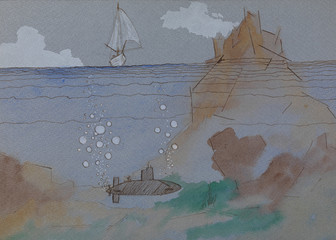 絵の具で描いたテクスチャーのある高解像度の背景0123