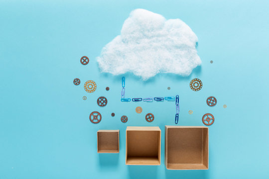 Cloud computing concept image