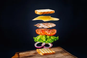 Fototapeten tasty sandwich © Roman