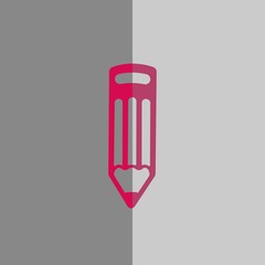 pencil icon stock vector illustration flat design