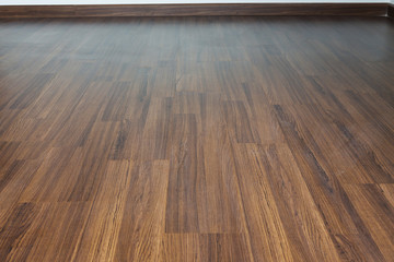brown wood laminate floor varnish interior in modern home design