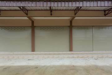 Aluminium steel metal roller shutter door