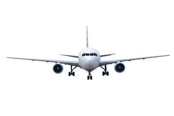 Fototapeta na wymiar Airplane isolated on white background