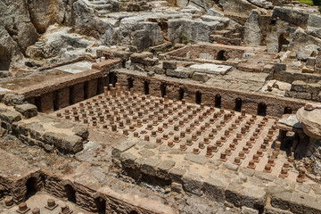 Roman ruins in the centre of Beirut, Lebanon
