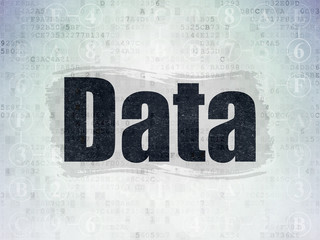 Information concept: Data on Digital Data Paper background