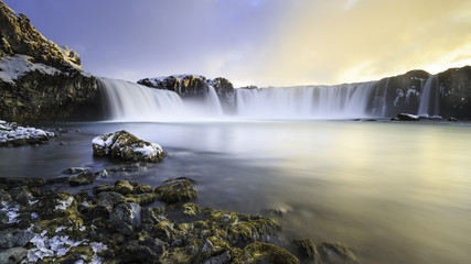 Godafoss waterfall in Iceland