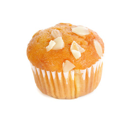 tasty cupcake isolated on white background