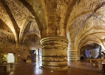 Cercles muraux moyen-Orient Citadel in Akko, Akre, Acre, Saint Jean d'Acre, Israel, Middle east