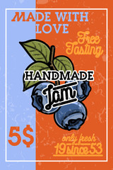 Color vintage confiture banner