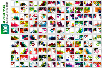 Mega collection of 100 business annual report brochure templates