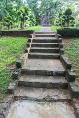 Stairs in the garden