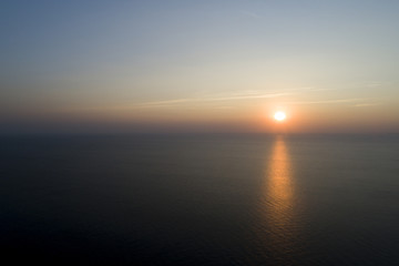 Sun set on the beach