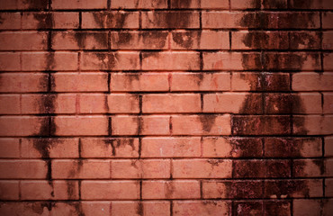 vintage brick wall background, old dirty