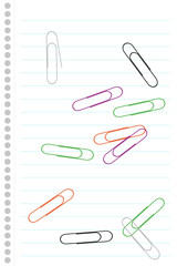 paper clip on paper