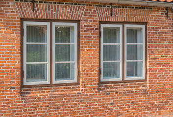 Fenster eines alten Hauses