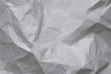 Fototapeta premium zmięty papier biały tekstury
