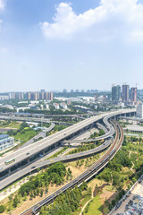 interchange overpass bridge in nanjing