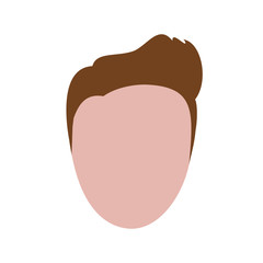 avatar man icon over white background. colorful design. vector illustration