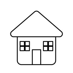 house icon over white background. vector illustration