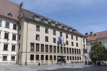 Naklejka premium town hall building in Bratislava