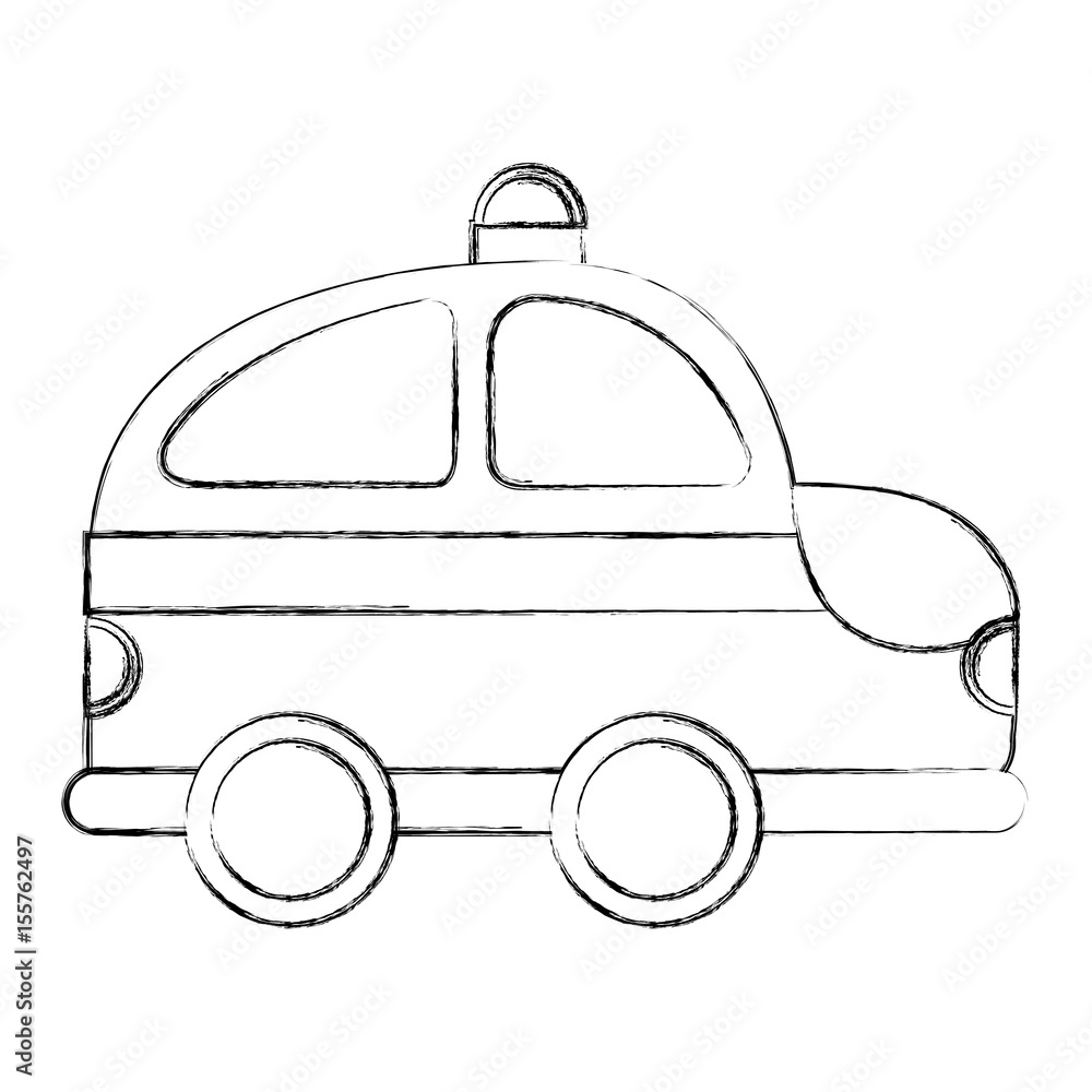 Canvas Prints ambulance service isolated icon vector illustration design