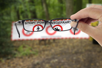 Gefahr durch Fehlsichtigkeit