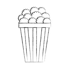 pop corn isolated icon vector illustration design