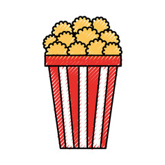 pop corn isolated icon vector illustration design