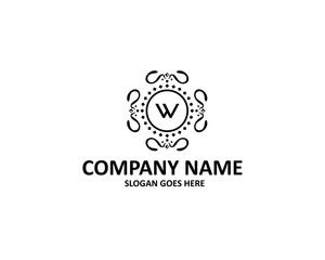 W Letter Monogram Logo