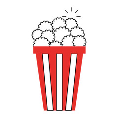 pop corn isolated icon vector illustration design