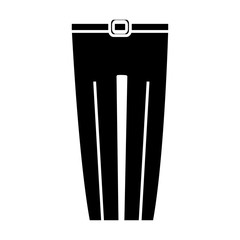 elegant pants icon over white background. vector illustration