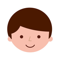 young boy avatar character vector illustration design