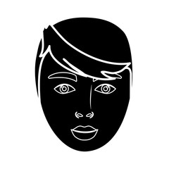 cartoon man icon over white background. vector illustration