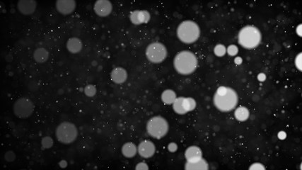 background dust motion graphic, Particle motion background, Abstract lights bokeh, abstract particle background with shallow depth of field, black and white