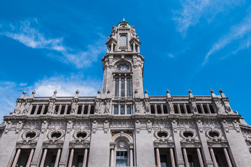 City Hall (Camara Municipal do Porto) in Porto, Portugal.