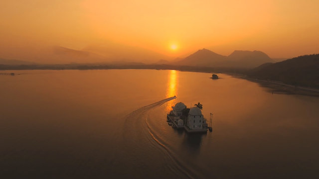 Fateh Sagar Photo Taken By a Drone Camera