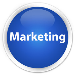 Marketing premium blue round button