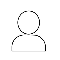 man avatar icon over white background. vector illustration
