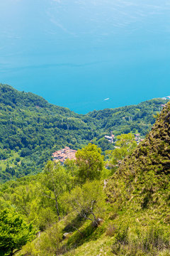 Lago di Como (IT) - Panorama di Breglia dal Rifugio Menaggio