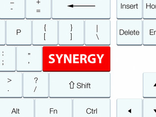 Synergy red keyboard button